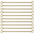 10pcs Stainless Steel Extension Chain No Fade Extended Connector Ball Tail Chain For Earrings Chain Necklace DIY Jewelry Making