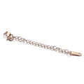 10pcs Stainless Steel Extension Extended Tail Chains Lobster Clasps Connectors DIY Jewelry Making Findings Bracelet Necklaces