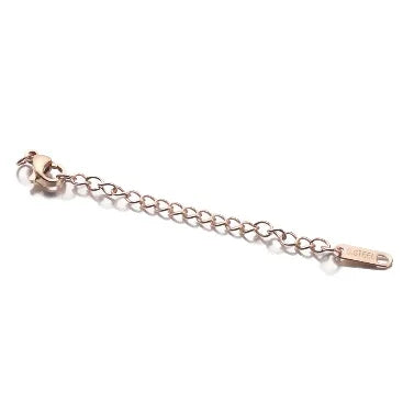10pcs Stainless Steel Extension Extended Tail Chains Lobster Clasps Connectors DIY Jewelry Making Findings Bracelet Necklaces