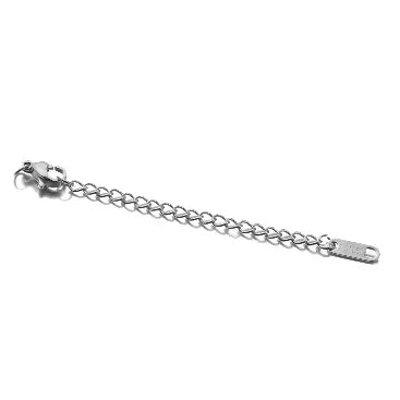 10pcs Stainless Steel Extension Extended Tail Chains Lobster Clasps Connectors DIY Jewelry Making Findings Bracelet Necklaces