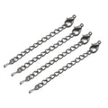 10Pcs/Lot 55mm Tone Extended Extension Tail Chain Lobster Clasps Connector For DIY Jewelry Making Findings Bracelet Necklace